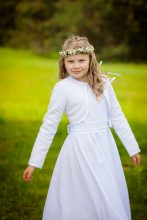 Sesja komunijna w parku