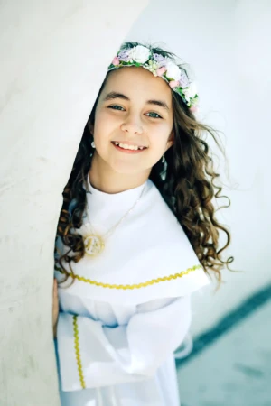 sesja komunijna sesja komunijna dziewczynki w Chorzowie