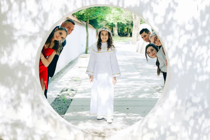 sesja komunijna Najlepsza plenerowa sesja komunijna w Parku Śląskim