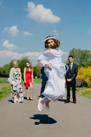 sesja komunijna Chorzów Piękna wiosenna sesja plenerowa w Chorzowie